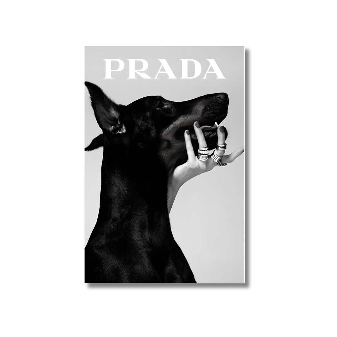 Doberman Prada Dog - Poster