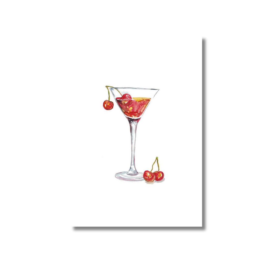 CHERRY MARTINI - Poster