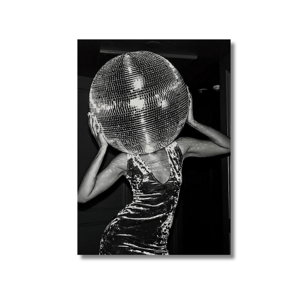 DISCO B&W - Poster