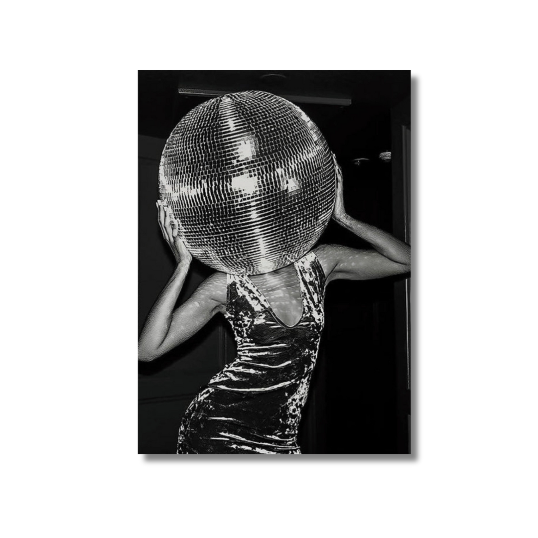 DISCO B&W - Poster