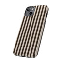 Striped Retro Brown Phone Case