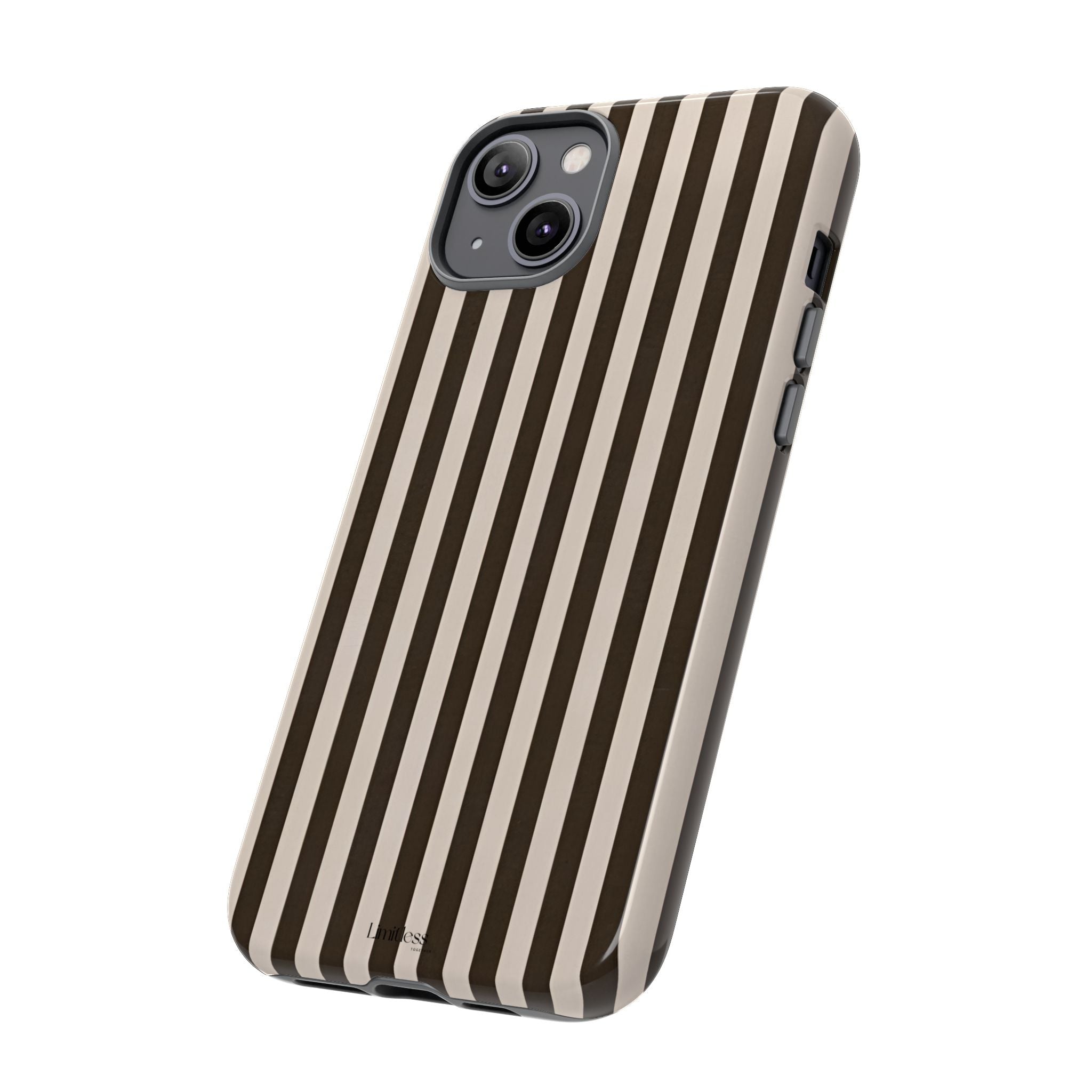 Striped Retro Brown Phone Case