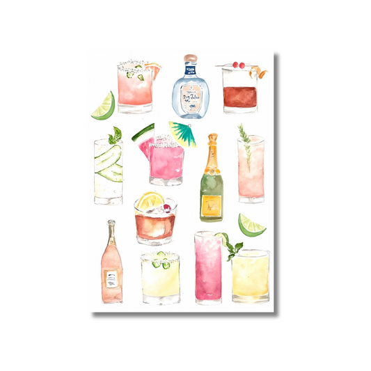 Cocktails Mixers - Poster