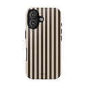 Striped Retro Brown Phone Case
