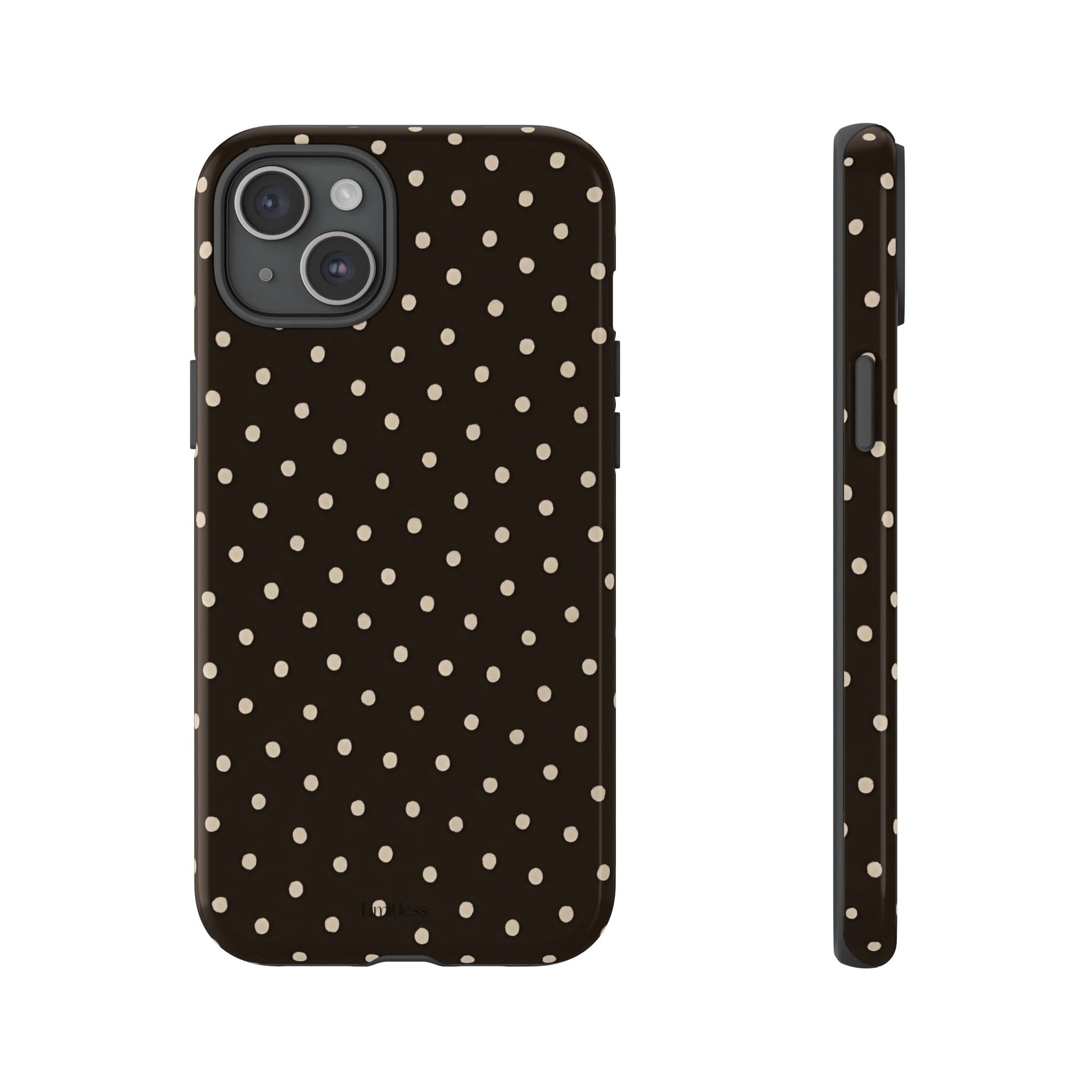 Brown Polka Dot Phone Case