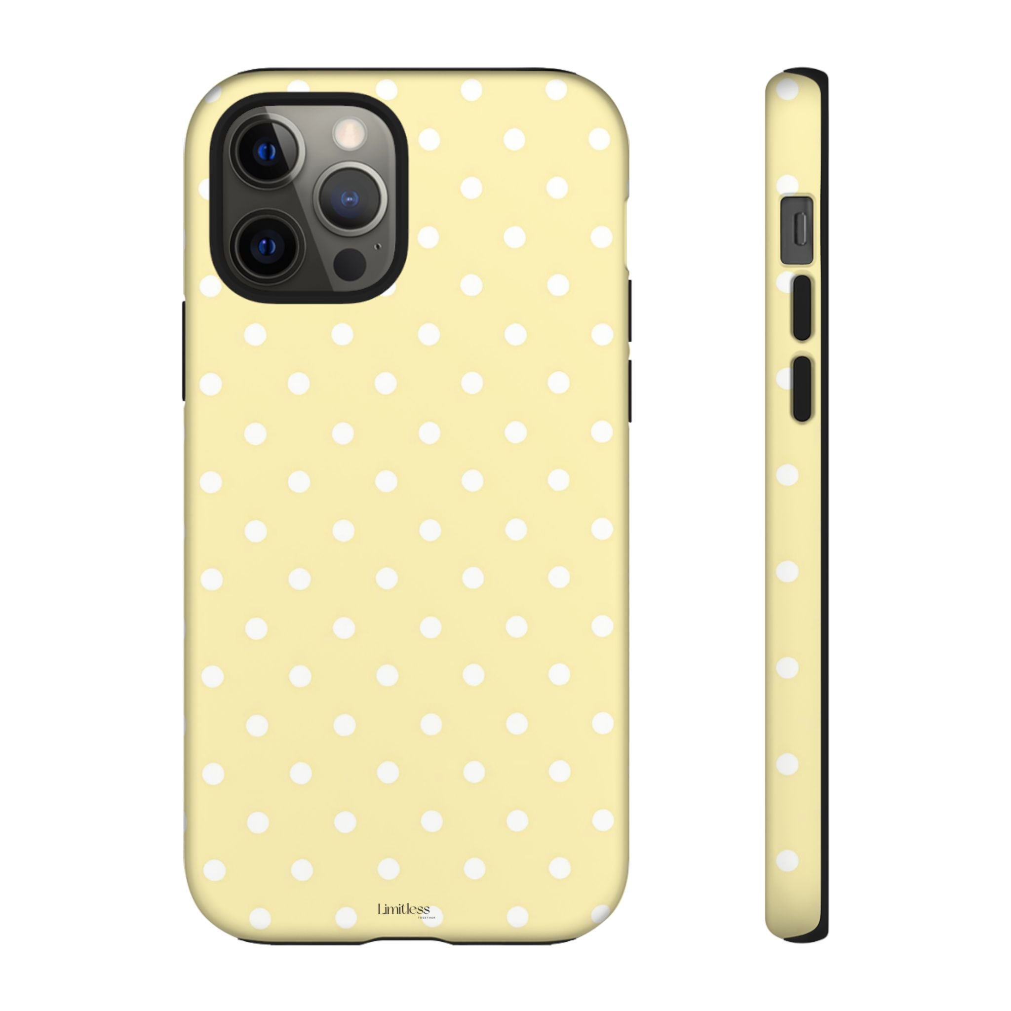 Polka Dot Yellow Phone Case