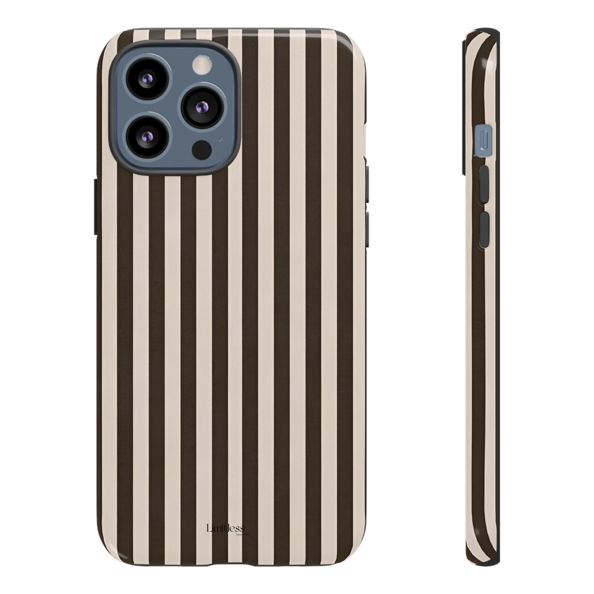 Striped Retro Brown Phone Case