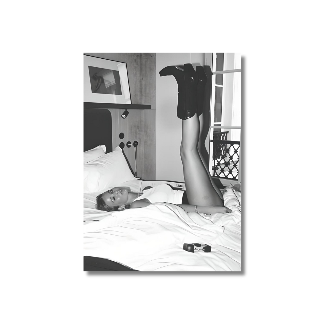 Cowgirl Classic: Black & White Photography - Poster