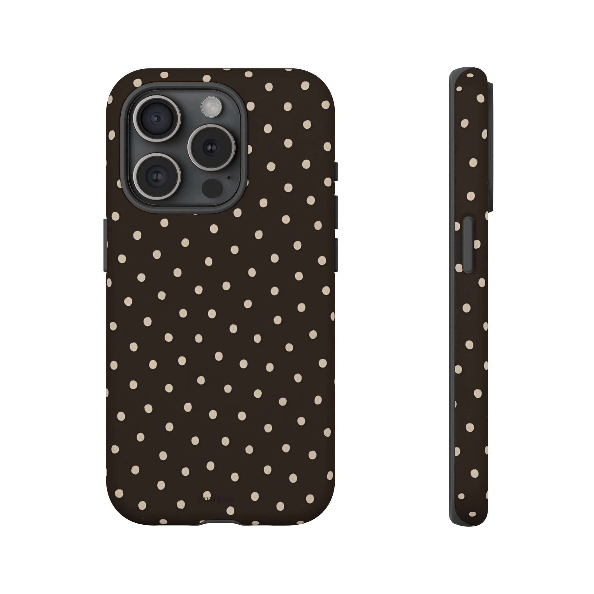 Brown Polka Dot Phone Case