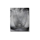 Chanel Necklace Black & White – Poster
