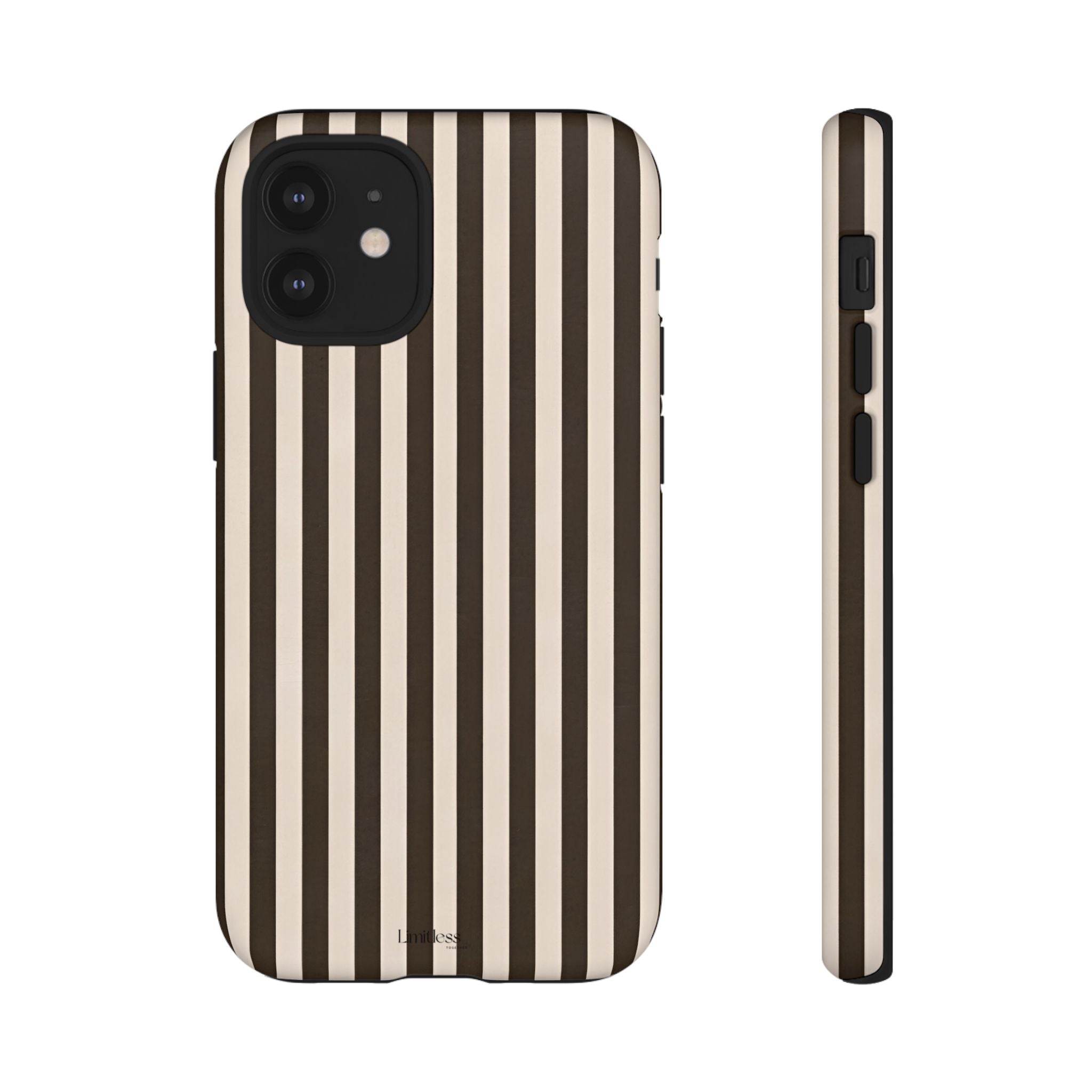 Striped Retro Brown Phone Case