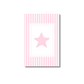 Pink Star Striped Pastel – Poster