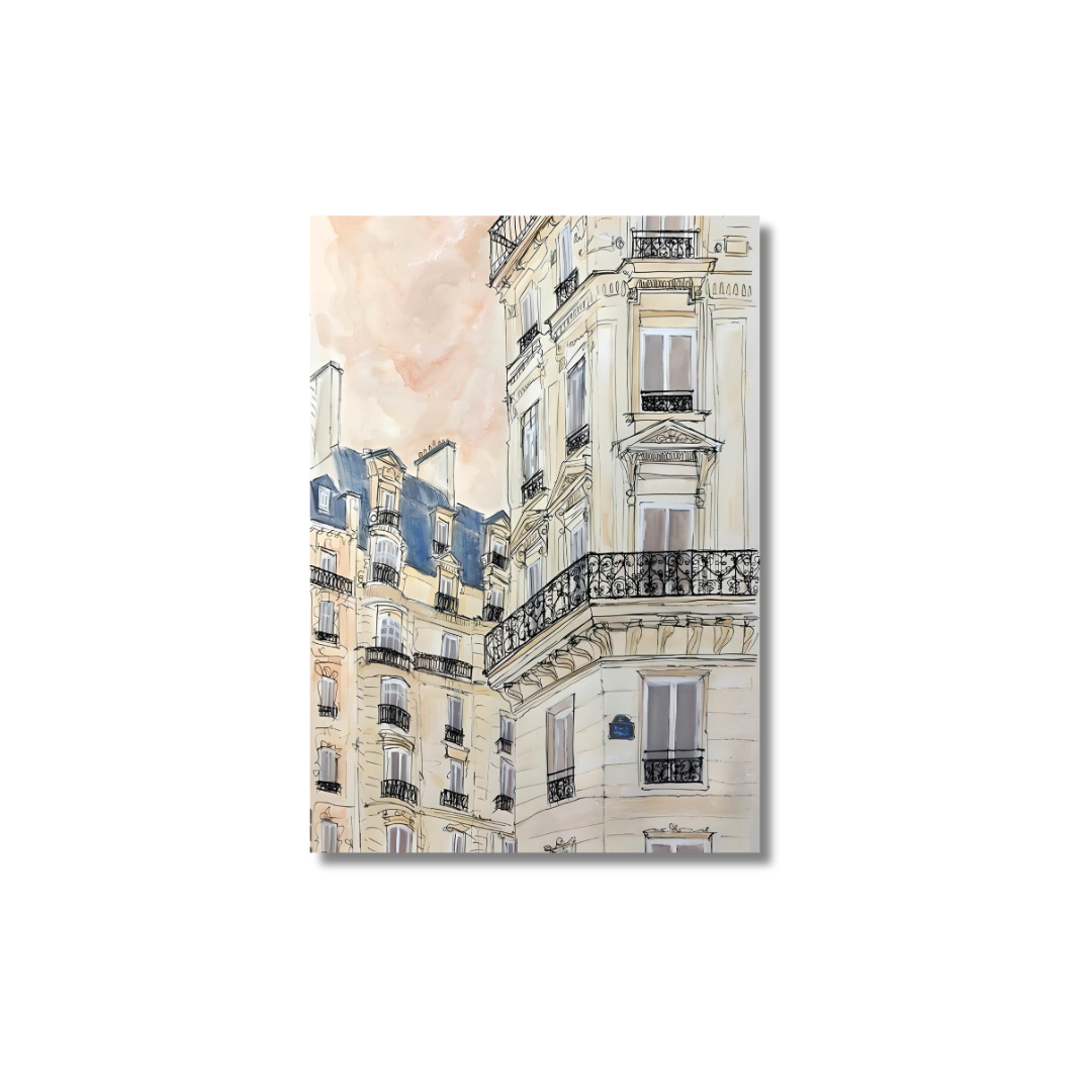 Parisian Charm- Poster