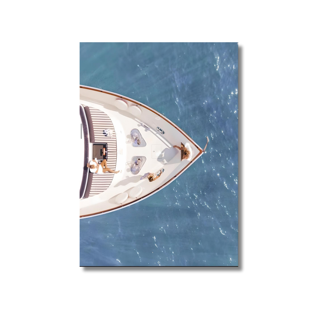 Vintage Boat Adventure - Poster