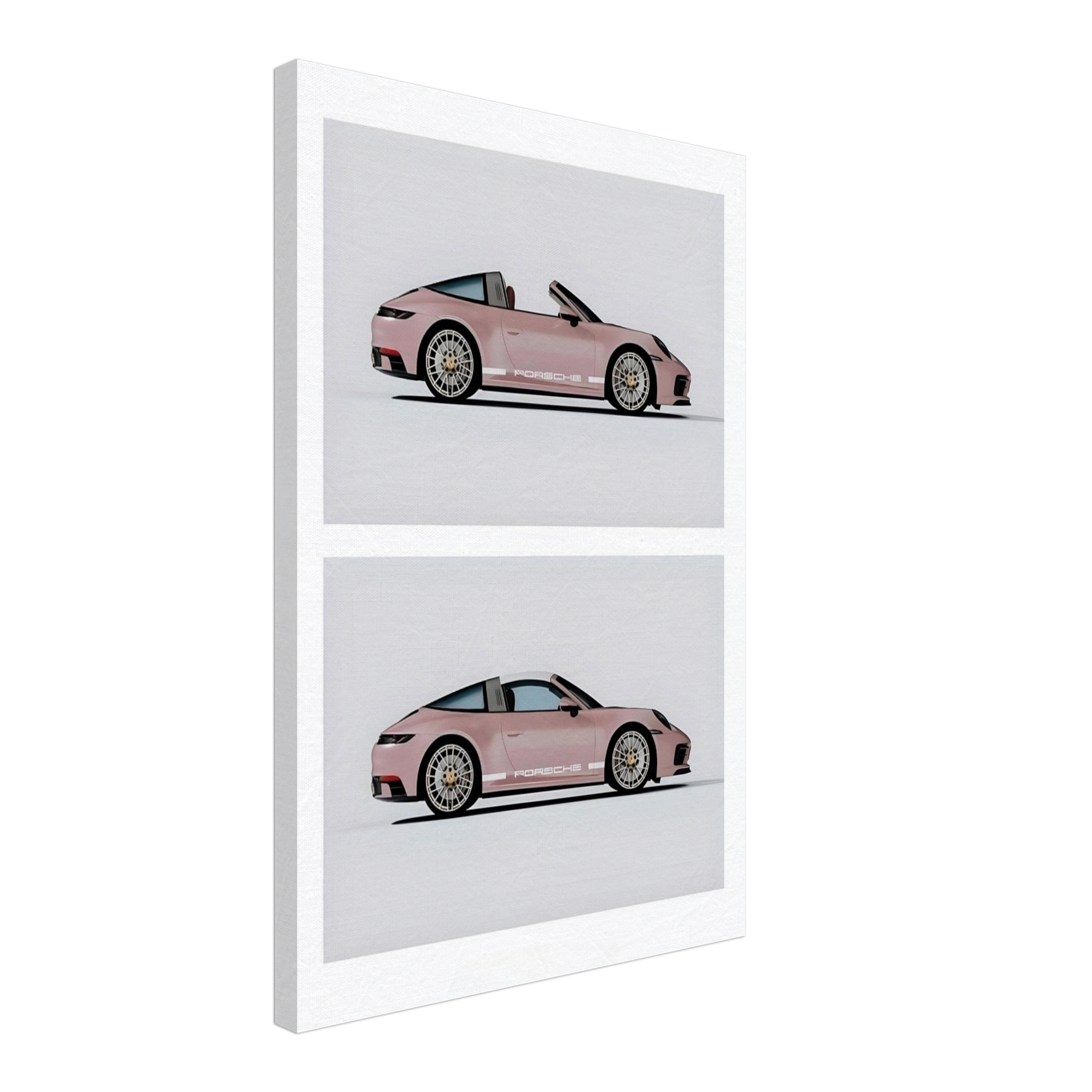 Pink Porsche 911 -  Canvas