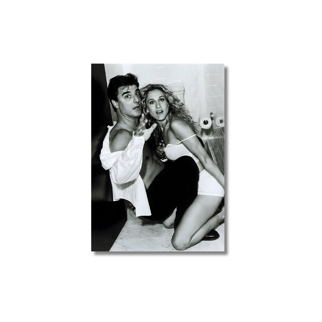 SATC Iconic 90s New York Couple poster