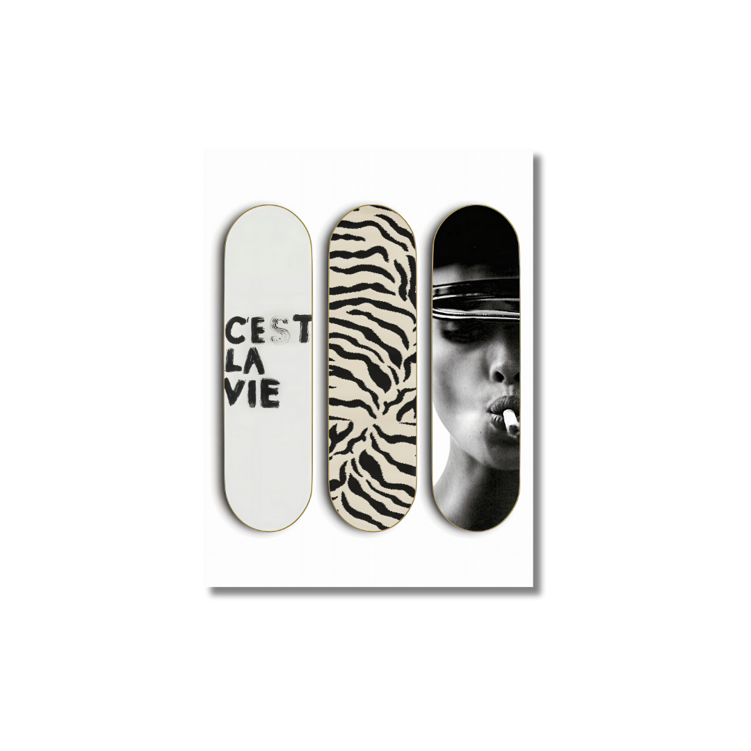 C’EST LA VIE DECK Poster