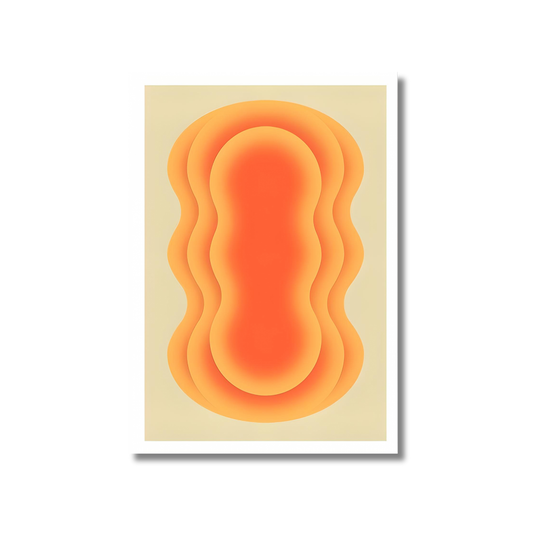 Aura Orange: Vibrant Energy - Poster