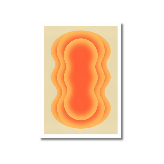 Aura Orange: Vibrant Energy - Poster