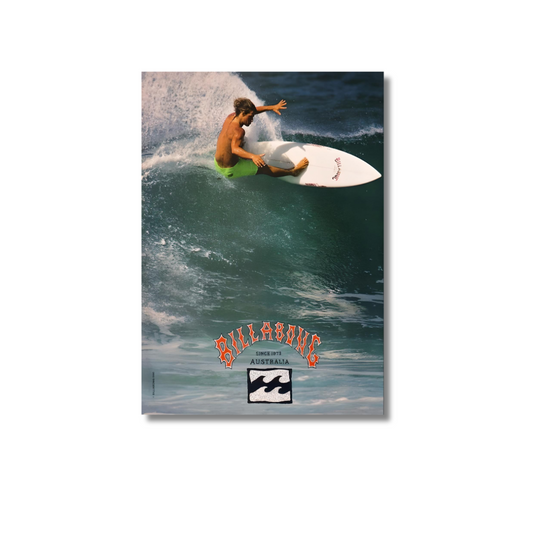 Billabong Surfing Vintage Cover - Poster