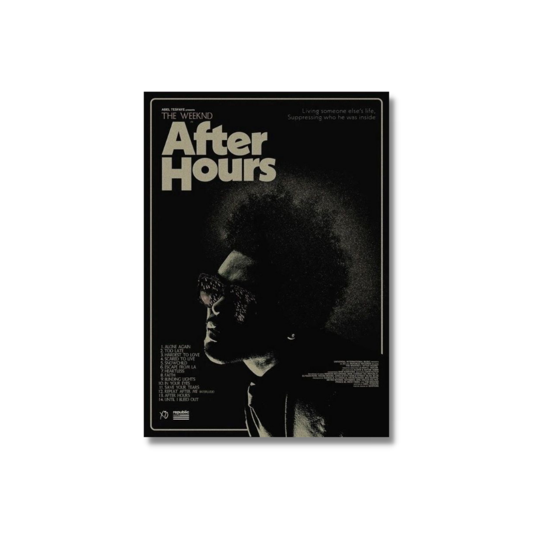 After Hours: The Weeknd Poster - limitless together online – Limitless ...