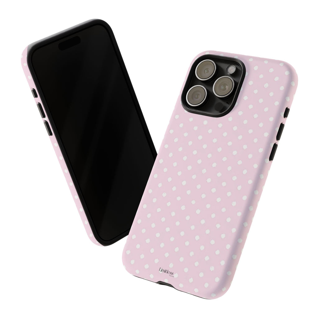 Pink Polka Dot Phone Case