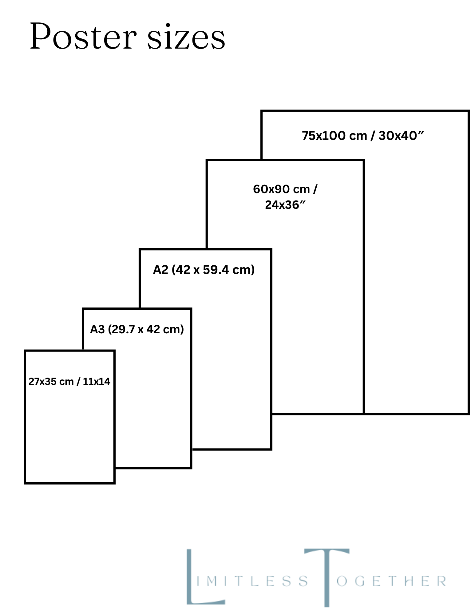 Poster size - limitless together online