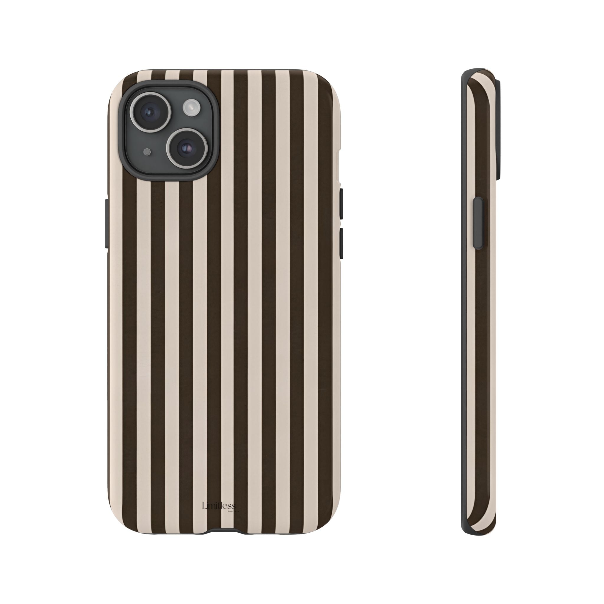 Striped Retro Brown Phone Case