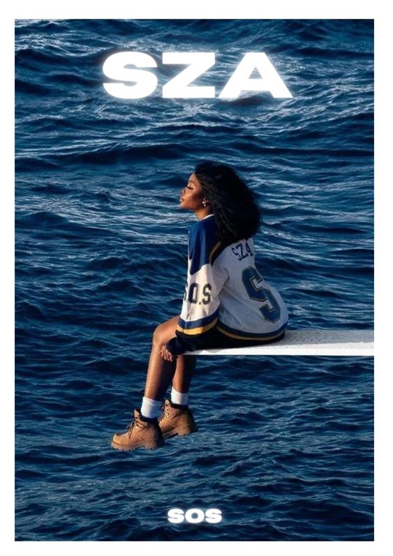 SZA Poster | SOS Album Cover - Poster