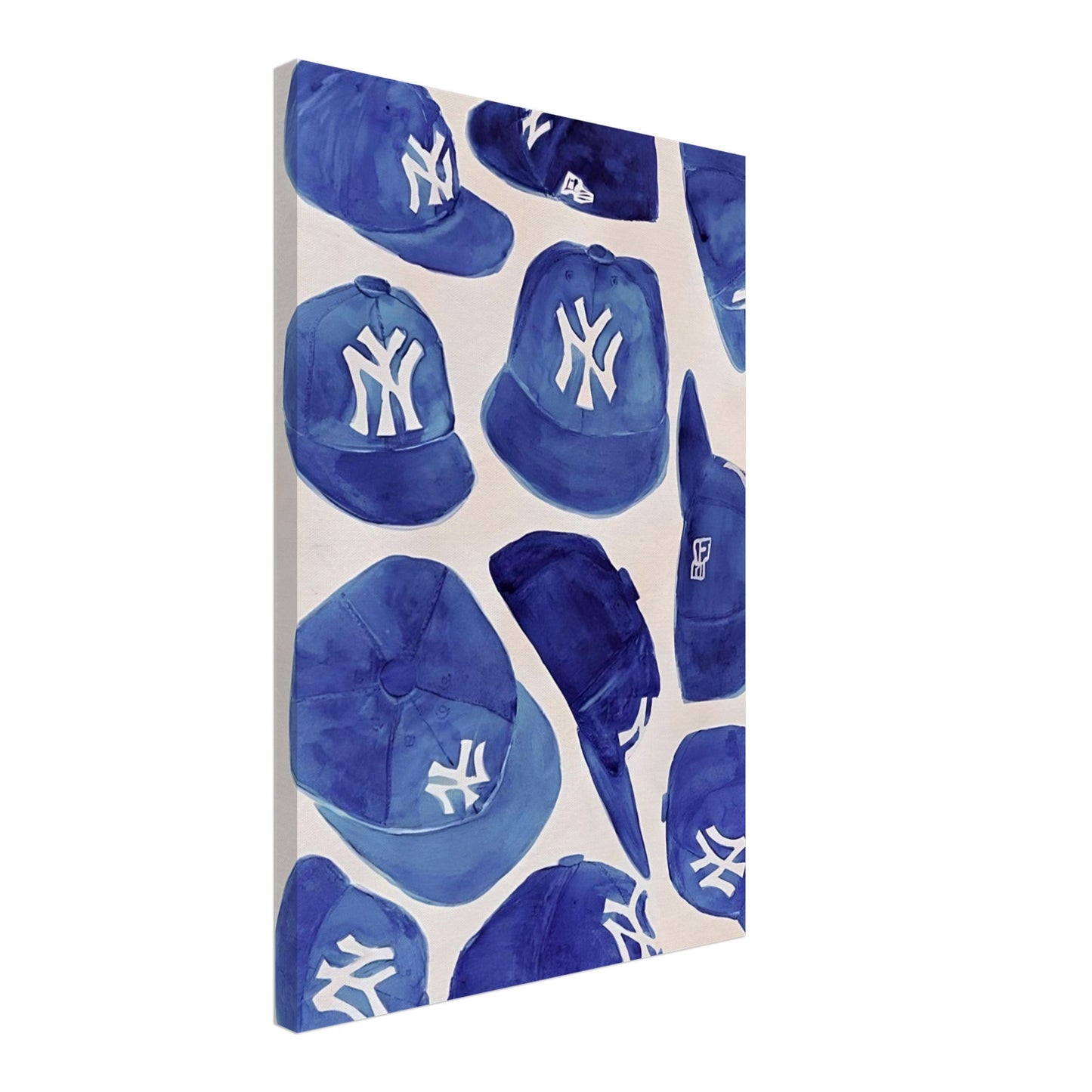 Blue New York Yankees cap - Poster - Canvas Collection