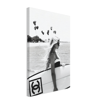 Chanel surfer black & white -  Canvas