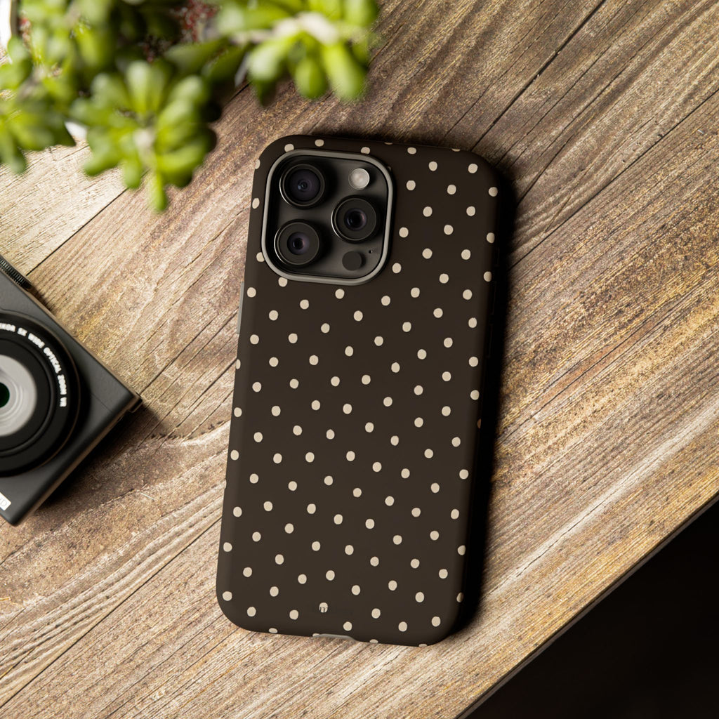 Brown Polka Dot Phone Case