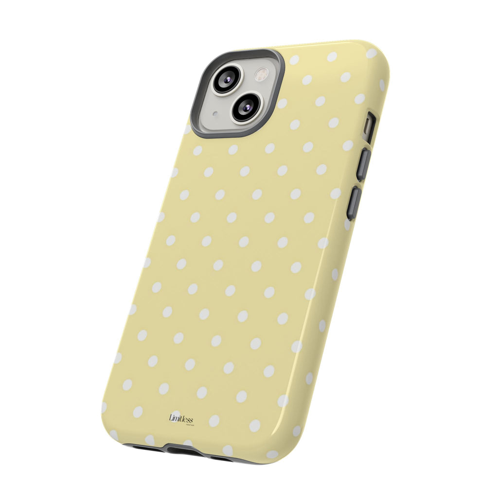Polka Dot Yellow Phone Case