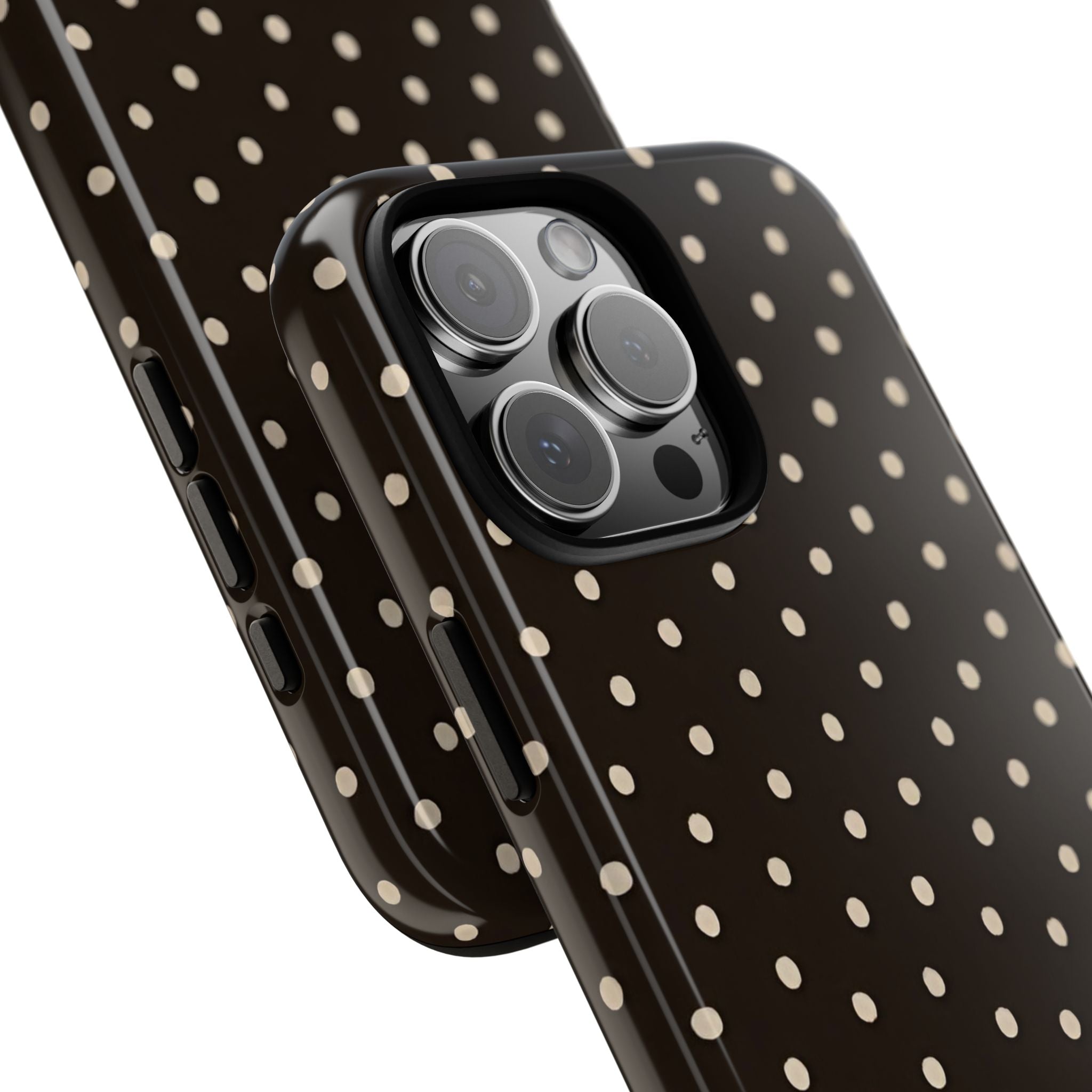 Brown Polka Dot Phone Case