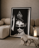 Audrey Hepburn Crown Poster