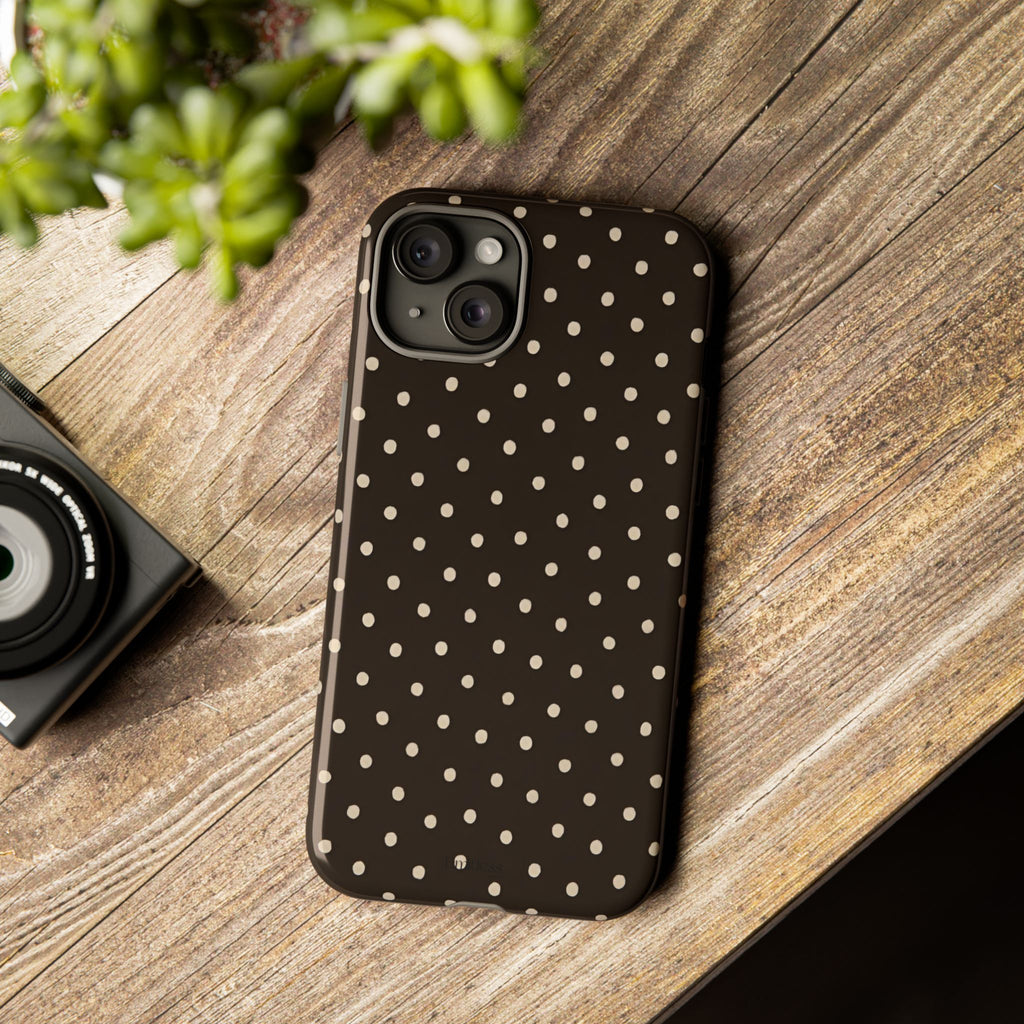 Brown Polka Dot Phone Case