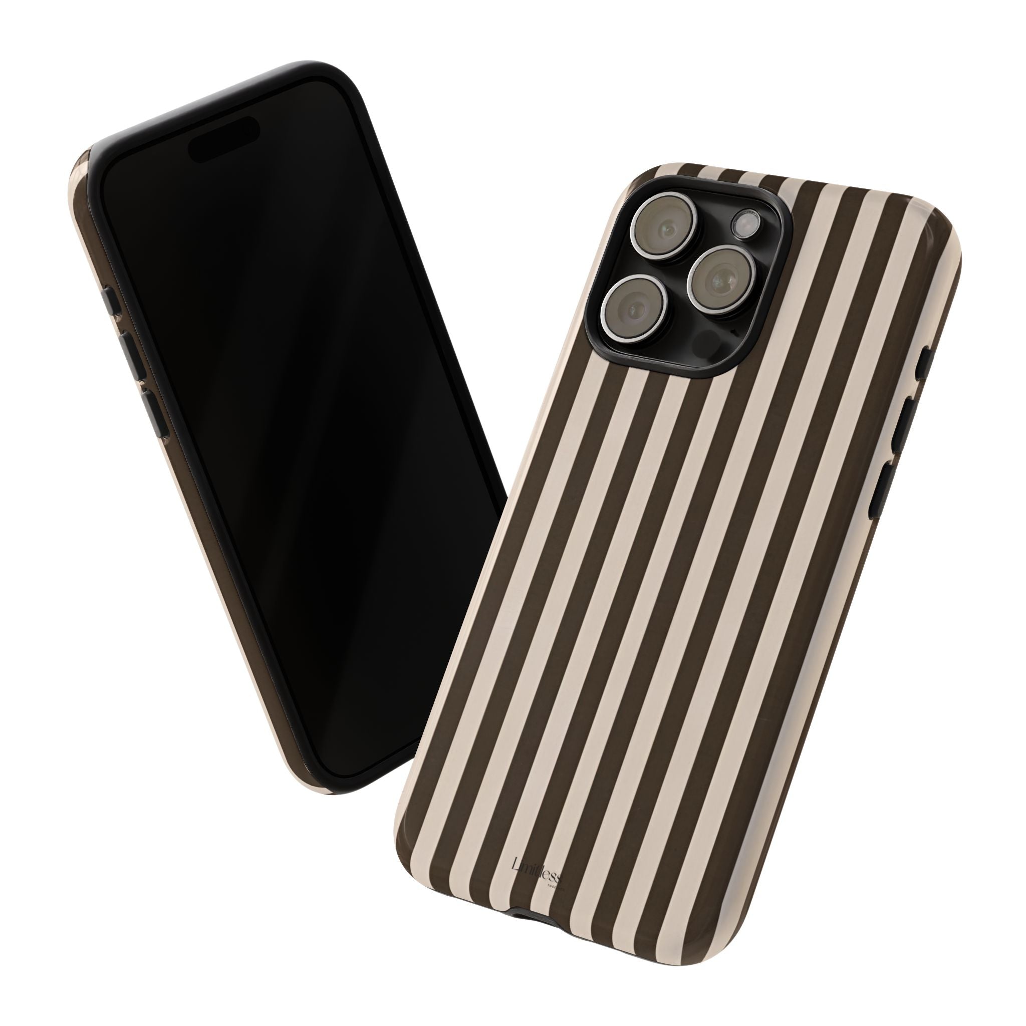 Striped Retro Brown Phone Case
