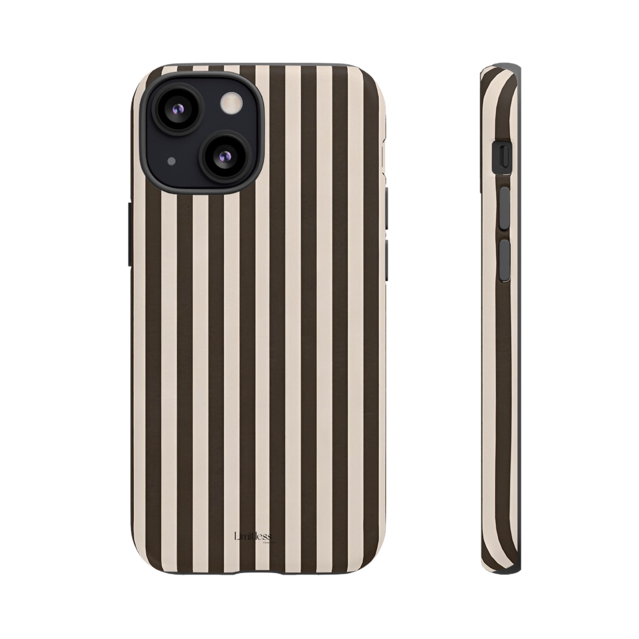 Striped Retro Brown Phone Case