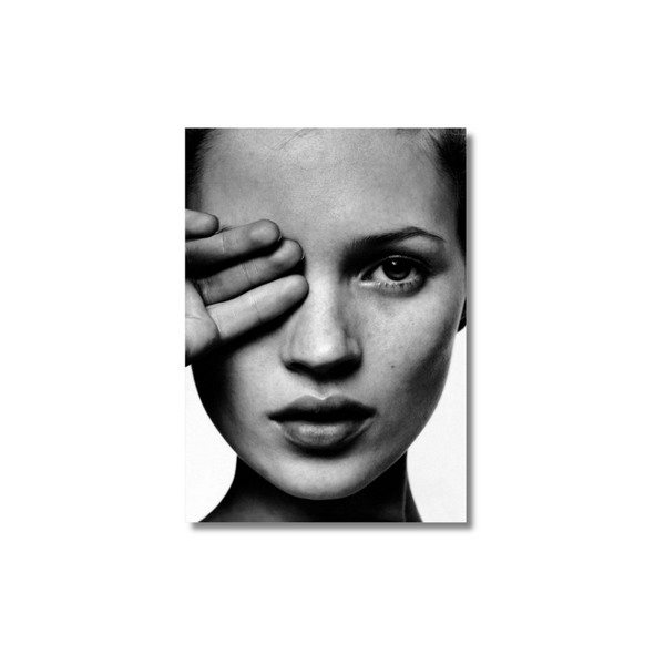 ケイトモスポスター ブラック Kate Moss 1st Edition - Wooden Framed Print – Limitless Together