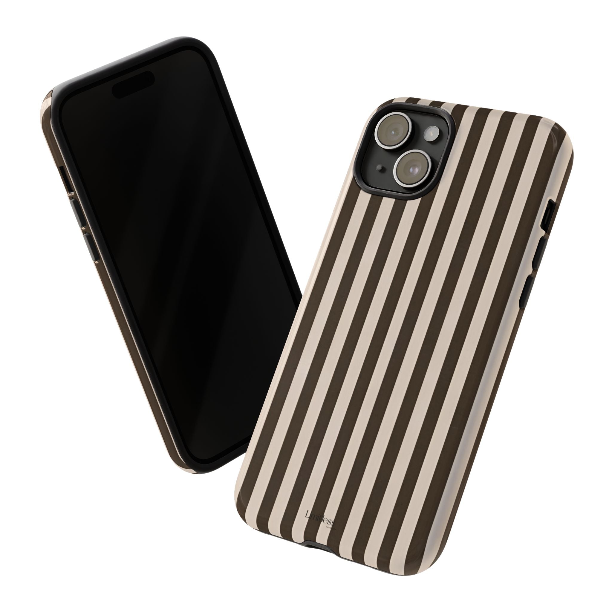 Striped Retro Brown Phone Case