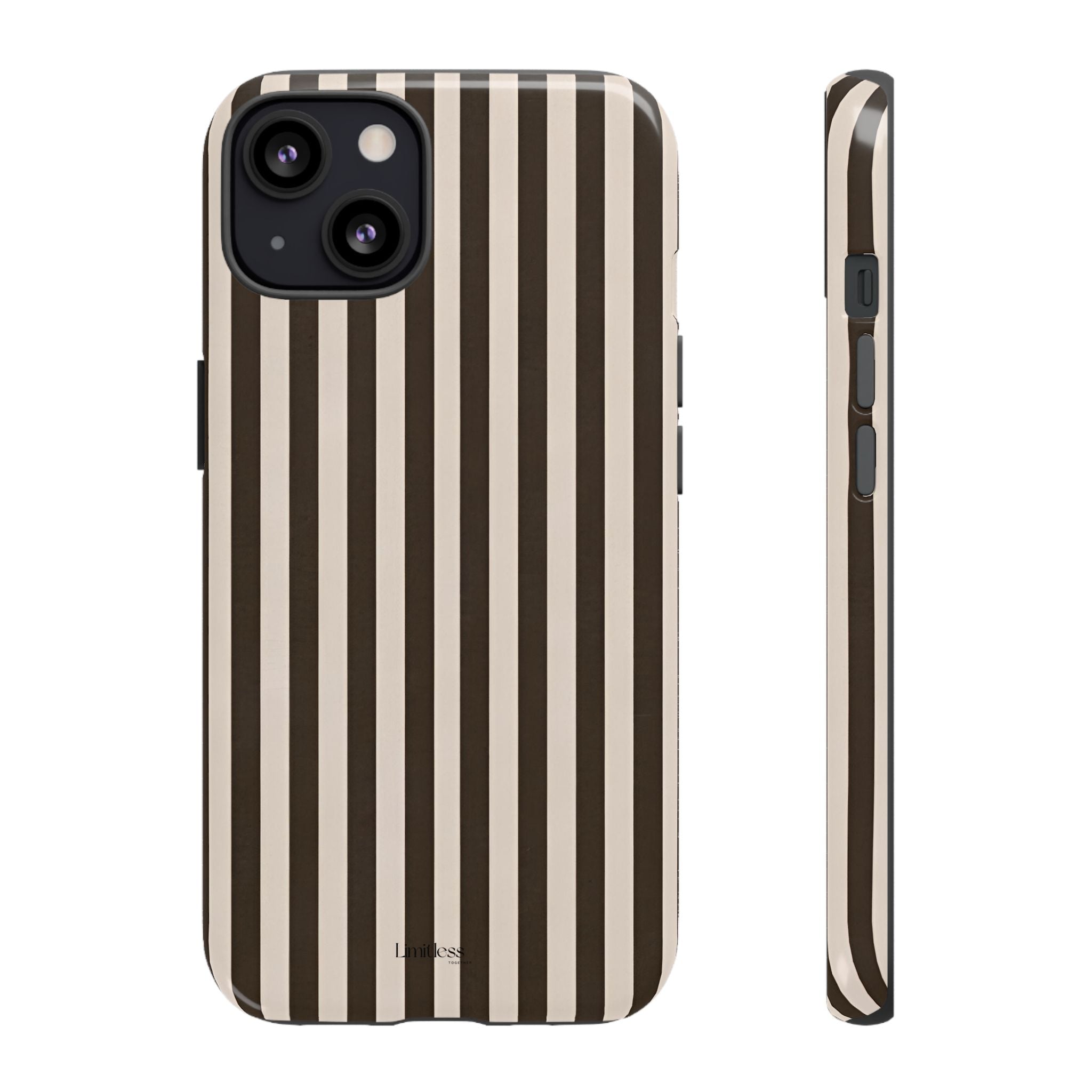 Striped Retro Brown Phone Case