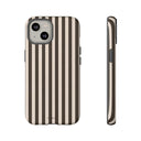 Striped Retro Brown Phone Case