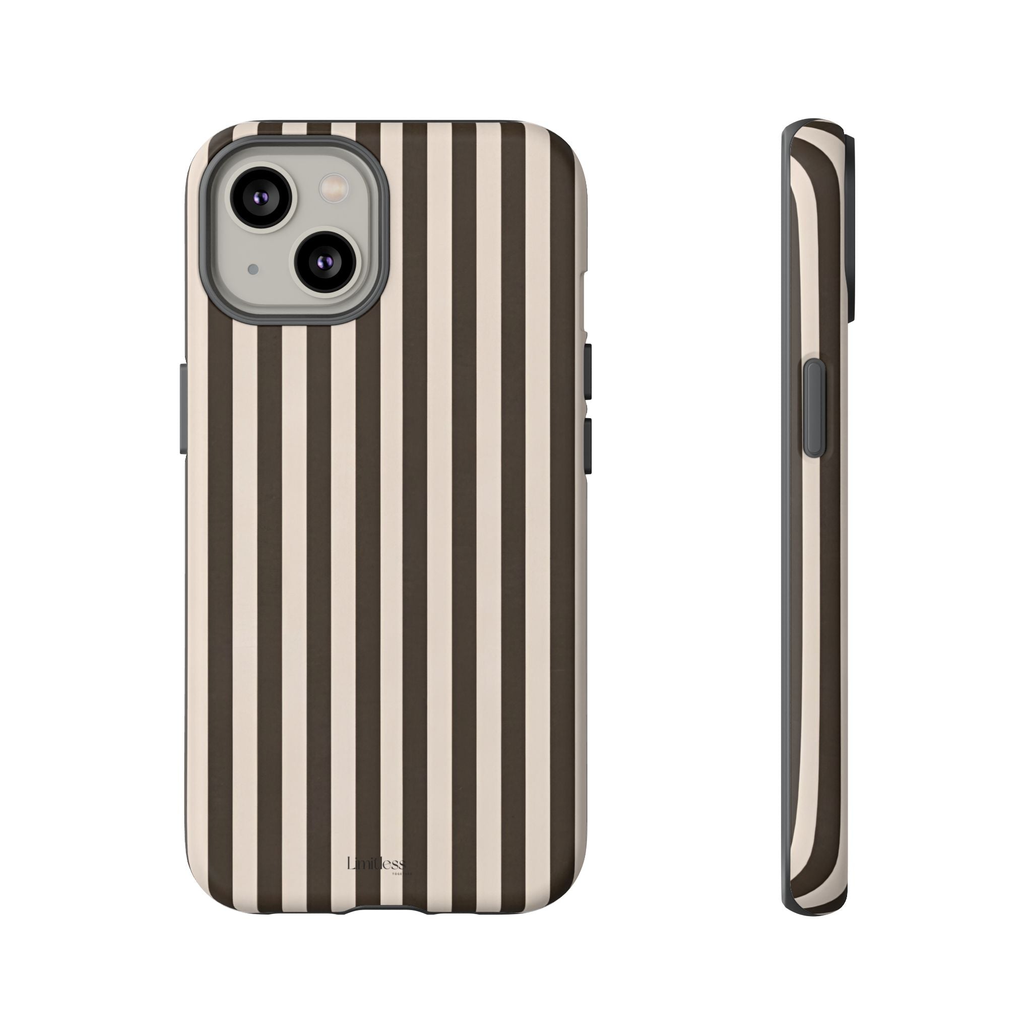Striped Retro Brown Phone Case