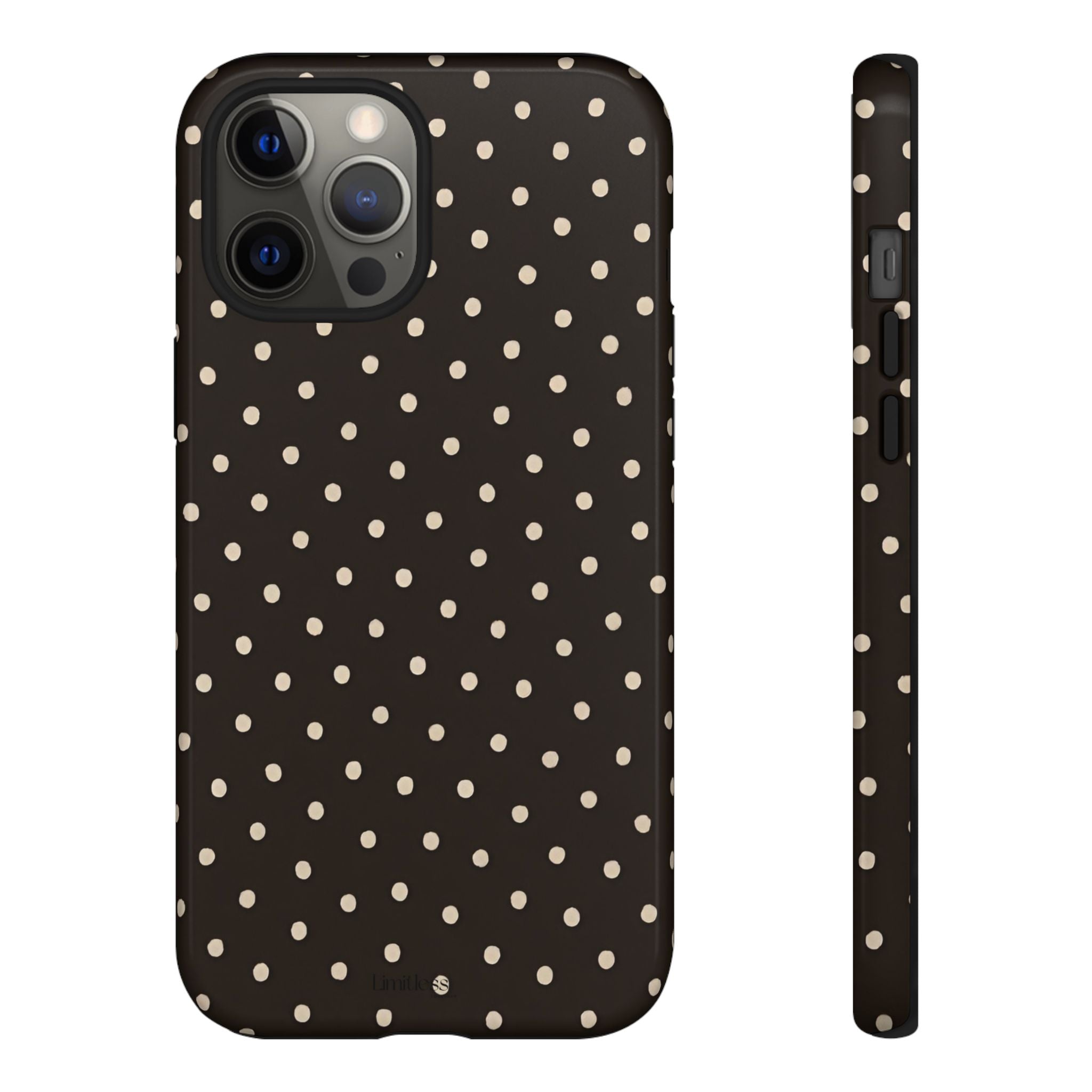 Brown Polka Dot Phone Case