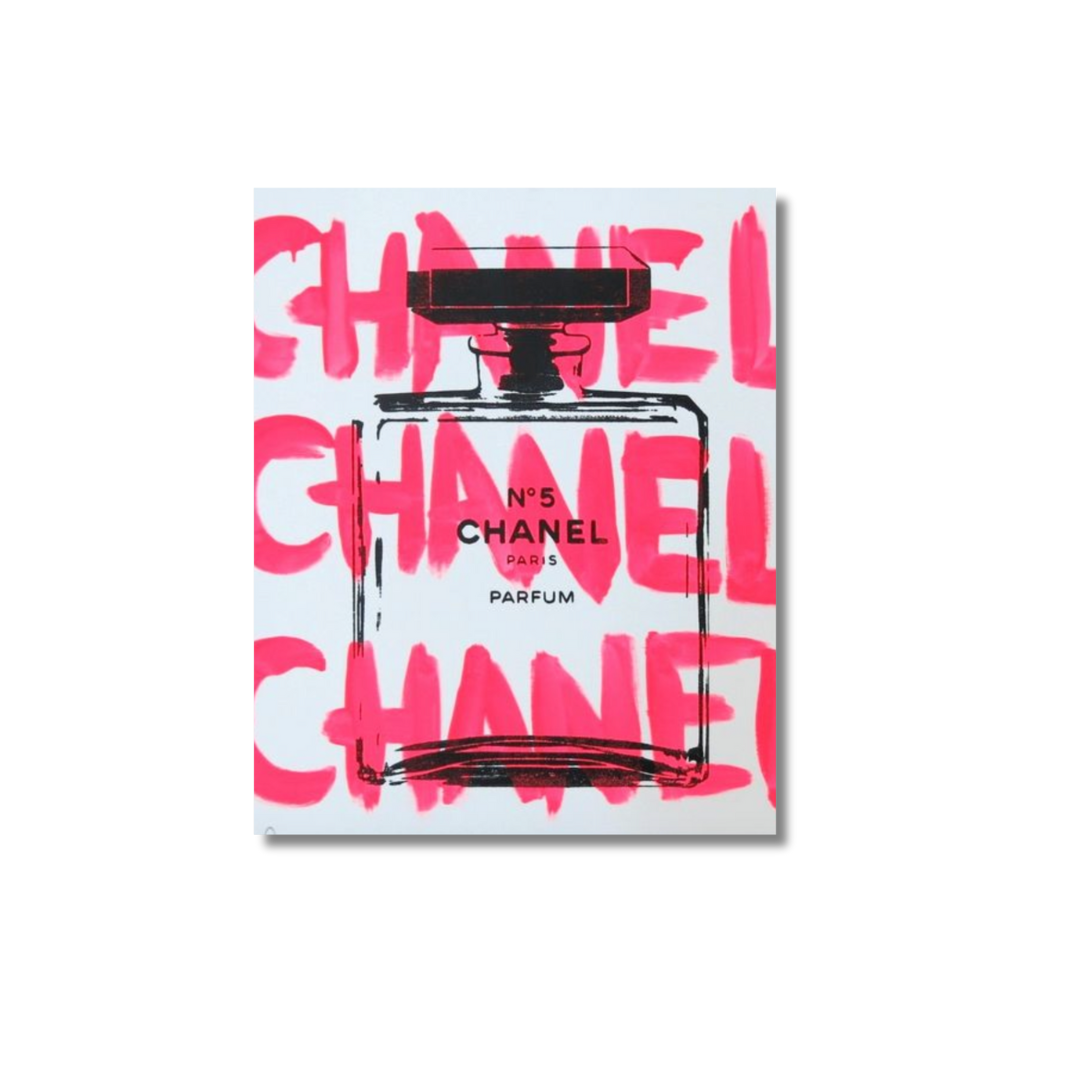 Pink Chanel Perfume Poster - limitless together online – Limitless Together