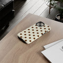 Brown Polka Dot Phone Case -  Tough Case