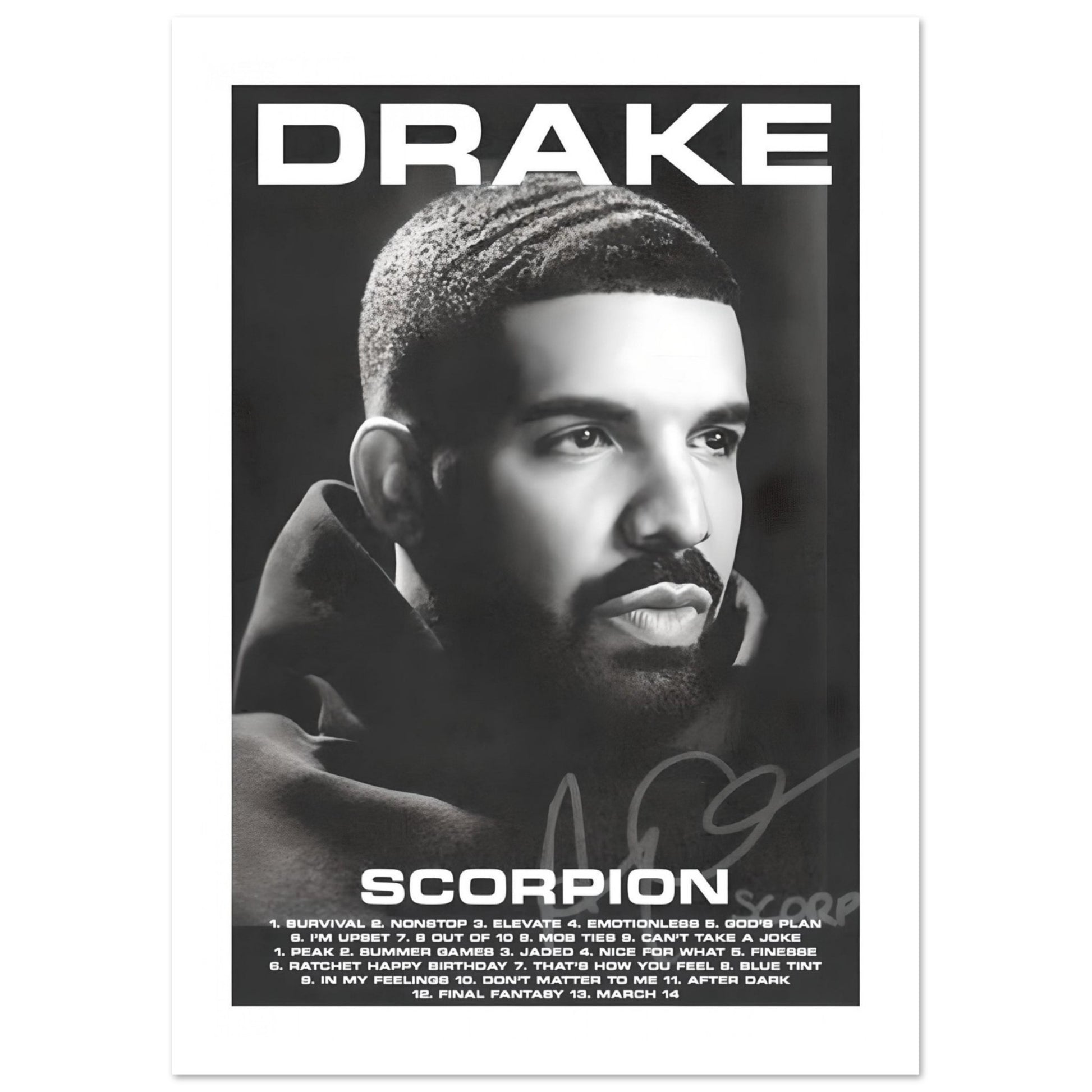 Drake: Scorpion album - Poster – Limitless Together