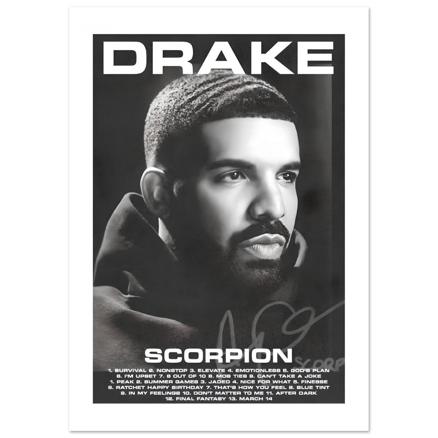 Drake: Scorpion album - Poster