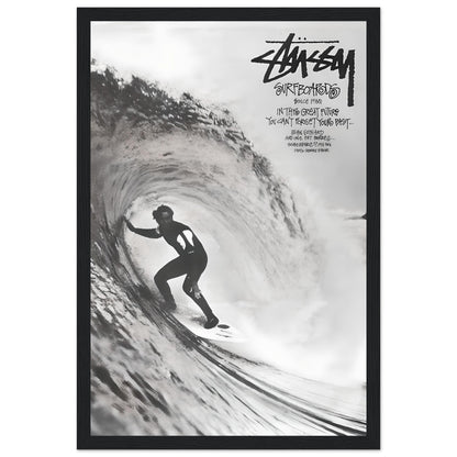 Stussy Surf - Wooden Framed Print