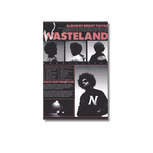 Brent Faiyaz - Wasteland Album Cover Poster